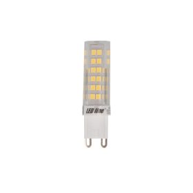   G9 LED izzó, 6W, hideg fehér, 6000K, 550lm, CRI≥80, LED line, LL-245961