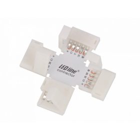   COB LED szalag click csatlakozó szögletes 12 mm 5 tűs típus + RGBW, LED line, LL-247859