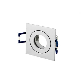   Süllyesztett mennyezeti LED lámpatest, vízálló, MR11, krómozott, négyzet alakú, LED line, LL-249310