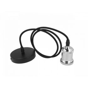   Függesztett lámpatest 1xE27 alumínium LED króm, LED line, LL-249846