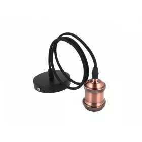   Függesztett lámpatest 1xE27 alumínium, antik, réz, LED line, LL-249860