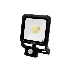   PHOTON reflektor mozgásérzékelővel, 120°, IP65, 30 W, hideg fehér, fekete, 3 év garancia, 30W, 6000K, 2400lm, CRI≥80, LED line, LL-477019