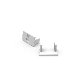   Végzáró 10 mm-es felületi alumínium LED profilhoz, fehér - csomagolás (1 pár), LED line, LL-479051