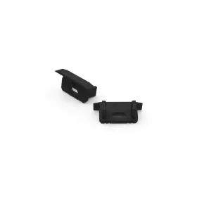   Végzáró 10 mm-es süllyesztett alumínium LED profilhoz, fekete - csomagolás (1 pár), LED line, LL-479129
