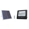 LED napelemes reflektor + napelem, 20W, 6000K, hideg fehér, 1800 lm, fekete, IP65, Optonica, 5462