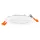 LED beltéri mennyezeti lámpatest, vékony, 8W, 3000K, meleg fehér, 550lm, fehér, CRI≥80, Ledvance, 4099854444852