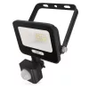LED reflektor GLARO PIR 10 W, fekete, IP54, 1000 lm, természetes fehér, 4000K, 220-240V, CRI> 80, EMOS, ZS2314B