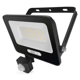   LED reflektor GLARO PIR 30 W, fekete, IP54, 3000 lm, természetes fehér, 4000K, 220-240V, CRI> 80, EMOS, ZS2334B