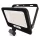 LED reflektor GLARO PIR 50 W, fekete, IP54, 5000 lm, természetes fehér, 4000K, 220-240V, CRI> 80, EMOS, ZS2344B