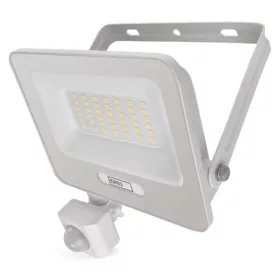   LED reflektor GLARO PIR 30 W, fehér, IP54, 3000 lm, természetes fehér, 4000K, 220-240V, CRI> 80, EMOS, ZS2334W