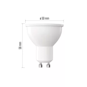   LED izzó Classic MR16, GU10, 7 W (60 W), 800 lm, meleg fehér, dimmelhető, 3000K, 230V, CRI>80, EMOS, ZQ8E42D
