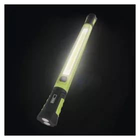   COB LED újratölthető zseblámpa P4545, 1000 lm, 2600 mAh, zöld, fekete, IP43, EMOS, P4545