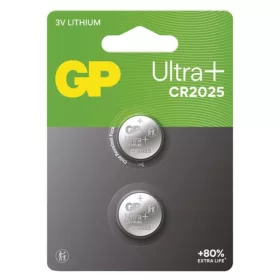   GP Ultra plus Lítium gombelem CR2025 2db/bliszter, 3V, B15253UP