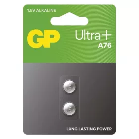   GP Ultra Plus Alkáli gombelem LR44 (A76F) 2db/bliszter, 1,5V, B13763UP