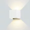 LED fali lámpa fehér négyzet alakú, 12W, 2700K, meleg fehér, 1320 lm, IP54, Optonica, 7457