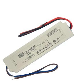   Tápegység MEAN WELL LPV-100-48 100W/48V/0-2,8A, IP67, fehér