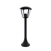 LED lámpatest , E27-es foglalat , állólámpa , 60 cm , kültéri , matt fekete , IP44