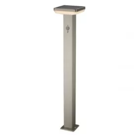   LED lámpatest , állólámpa , szögletes , napelemes , mozgásérzékelővel , 4.4W , meleg fehér , kültéri , IP44