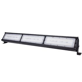   LED lineáris csarnokvilágító LED lámpa, 150W, 6000K, hideg fehér, 15000 lm, fekete, IP44, Optonica, 8155