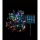 Napelemes LED karácsonyi fényfüzér NATALE-8 300LED többszínű 30m 1.2V IP44