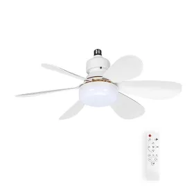   LED mennyezeti ventilátor FANLUX-A6 15W 3xCCT (3000K/4500K/6500K) 1275lm 52CM fehér távirányítóval 2027720 VITO