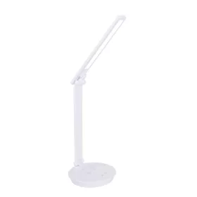   LED asztali lámpa MEGATRON 5W 300lm 3CCT (3500K/5000K/6500K) fehér fokozatmentesen szabályozható vezeték nélküli telefontöltő 5V-USB 5301710 VITO