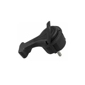   SLIMMY lapos földelt dugvilla fogantyúval 16A 250V fekete SCHUKO 8002910 VITO