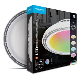   Modee Mennyezeti LED Lámpa+Fan 24W RGB+3CCT D450mm +rem. F1 (2100 lumen) ERP