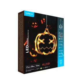   Modee Halloween LED dekoráció Ablakra Elemes H102 (12LED H21x20mm), 3000K, meleg fehér, IP20
