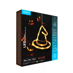   Modee Halloween LED dekoráció Ablakra Elemes H103 (13LED H20x19mm), 3000K, meleg fehér, IP20