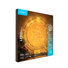   Modee Karácsonyi LED dekoráció Ablakra Elemes C3009 (60LED Ø30cm), 2700K, meleg fehér, IP20