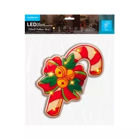   Modee Karácsonyi LED dekoráció Ablakra Elemes C4009 (8LED 155x217x8mm), 3000K, meleg fehér, IP20