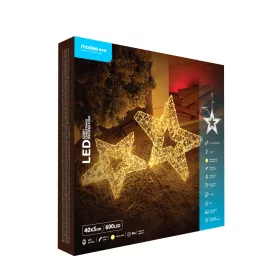   Modee Karácsonyi LED dekoráció Adapteres C5001 IP44 (600LED H400x50mm), 3000K, meleg fehér