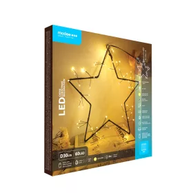   Modee Karácsonyi LED dekoráció Elemes C4030 (60LED Ø30cm), 3000K, meleg fehér, IP44
