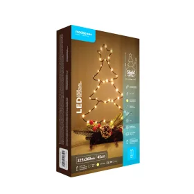   Modee Karácsonyi LED dekoráció Elemes C4038 (45LED H360x225mm), 3000K, meleg fehér, IP20
