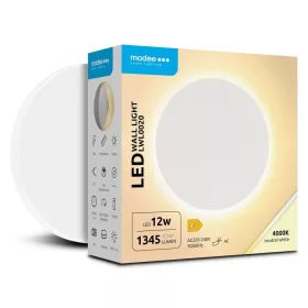   Modee LED Fali Lámpa (LWL0020) 12W IP65 Ø160x60mm 4000K (1345lm) Fehér, 110°, CRI>80, természetes fehér