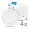 Modee LED Panel Kerek - Beépíthető P-series 12W 4000K (1320lm), 120°, CRI>80, természetes fehér, IP20