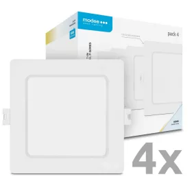   Modee LED Panel Négyzet - Beépíthető P-series 6W 6000K (660lm), 120°, CRI>80, hideg fehér, IP20