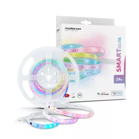  Modee LED Smart (Tuya Wi-Fi) Szalag 3,4W/m IP20 RGB+3CCT (240lm/m) 5M, 120°, CRI>80