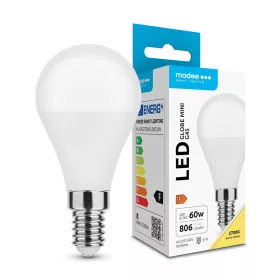   Modee Lighting LED Izzó Globe Mini G45 8,5W E14 200° 2700K (806lm), CRI>80, meleg fehér, IP20