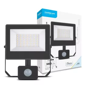   Modee Lighting LED Reflektor A3-series érzékelővel 30W 120° 6000K (3000lm), CRI>80, hideg fehér, IP54