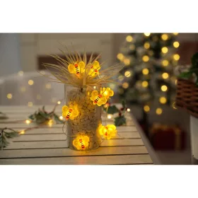   Modee Lighting LED Szolár Napelemes dekor Kerti Lámpa 10db 3m DS029, 3000K, meleg fehér, IP44