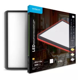   Modee Mennyezeti LED Lámpa CLB3 40+10W 3CCT+RGB 400x400mm távirányítóval (3000lm), 120°, CRI>80, IP20