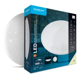   Modee Mennyezeti LED Lámpa IP44 18W 4000K Ø260x70mm Csillagos (1800lm), 120°, CRI>80, természetes fehér