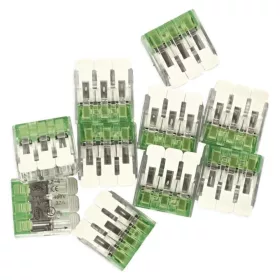  Karos vezetékösszekötő 4 mm2, 10 szt, átlátszó, EMOS, A9102
