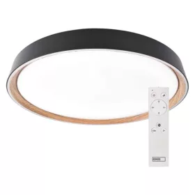   ILVI LED-es felületre szerelhető lámpa, kör alakú, 45 W, fényerő-szabályozás + CCT, feket, 2700, 220-240V, CRI> 80, IP20, EMOS, ZM5117