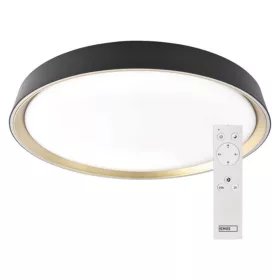   ILVI LED-es felületre szerelhető lámpa, kör alakú, 30 W, fényerő-szabályozás + CCT, feket, 1800, 220-240V, CRI> 80, IP20, EMOS, ZM5118