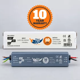   Mini LED tápegység, slim, 150 Watt, 48 Volt, 3,125 A, IP67, 10 év garancia, ChiliBlu