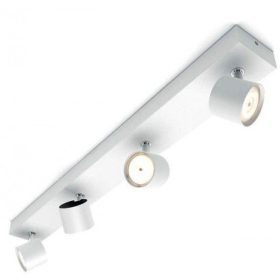   LED lámpatest , mennyezeti , fali , spot , 4 x 4.5W ,meleg fehér , 2200-2700K , dimmelhető , fehér , 56244/31/P0