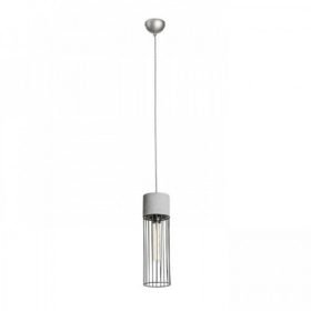   LED lámpa , függeszték , mennyezeti , E27 , beton , RENDL , BURTON , R12931